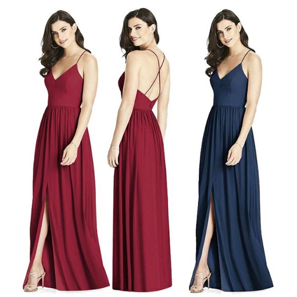 party dresses criss-cross evening dress simple long backless split vestido de fiesta robe v neck formal dn-1686, White;black
party dresses criss-cross evening dress simple long backless split vestido de fiesta robe v neck formal dn-1686, White;black