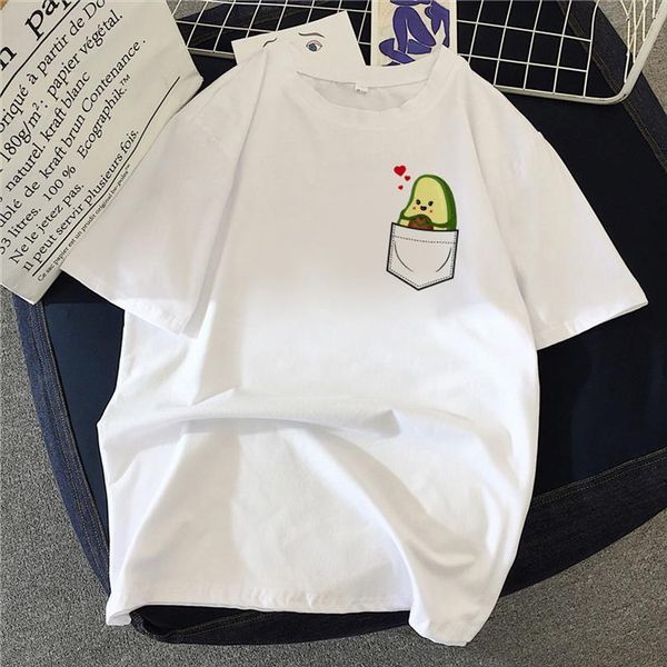 avocado print woman summer harajuku mens t shirts graphic short sleeved aesthetic men and women, White;black
avocado print woman summer harajuku mens t shirts graphic short sleeved aesthetic men and women, White;black