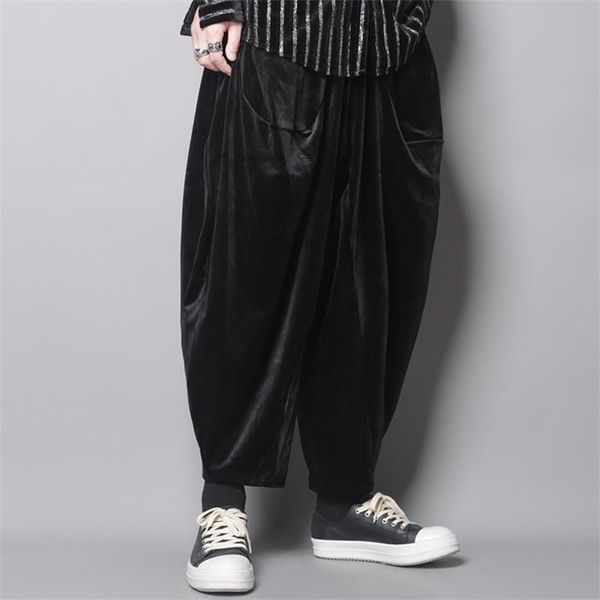 men's pants fashion casual harlan large design low-end loose hip-hop harem personalized nine point wide leg, Black
men's pants fashion casual harlan large design low-end loose hip-hop harem personalized nine point wide leg, Black
