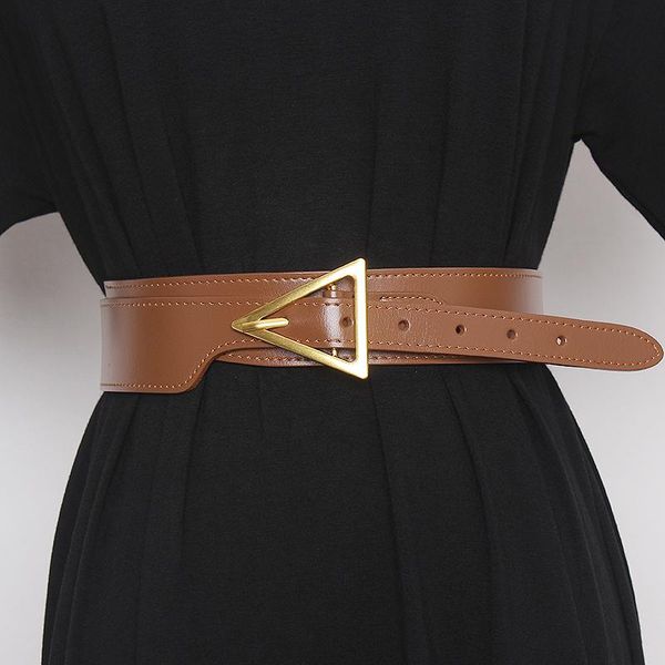belts women's original designer vintage genuine leather corset wide belt waistband female waist adjust goth punk accessories for dress, Black;brown
belts women's original designer vintage genuine leather corset wide belt waistband female waist adjust goth punk accessories for dress, Black;brown