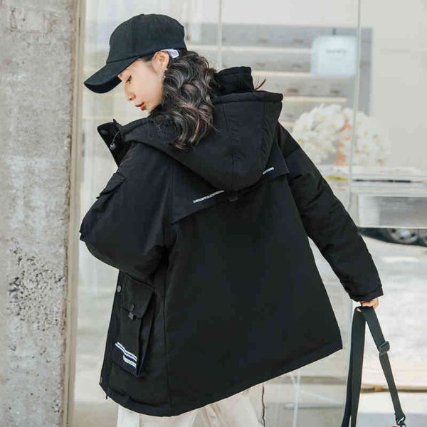Women's Down & Parkas Korean Style Winter Jacket Women design Hooded Cotton Padded Female Coat Outwear Warm Coat1 J5Z7, Black
Women's Down & Parkas Korean Style Winter Jacket Women design Hooded Cotton Padded Female Coat Outwear Warm Coat1 J5Z7, Black