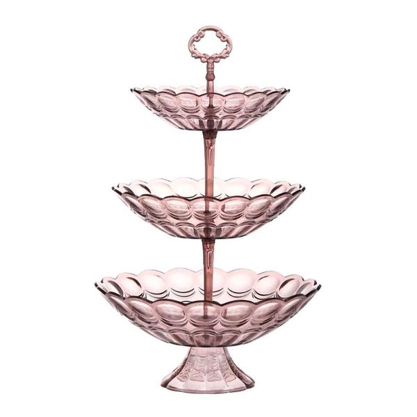 kitchen storage & organization 3 tiers party durable fruit plate large capacity clear plastic easy install wedding dessert holder home cake
kitchen storage & organization 3 tiers party durable fruit plate large capacity clear plastic easy install wedding dessert holder home cake