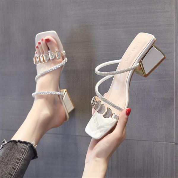 high-heeled shoes women's sandals and slippers summer 2021 rhinestone thick with transparent font zapatos mujer, Black
high-heeled shoes women's sandals and slippers summer 2021 rhinestone thick with transparent font zapatos mujer, Black