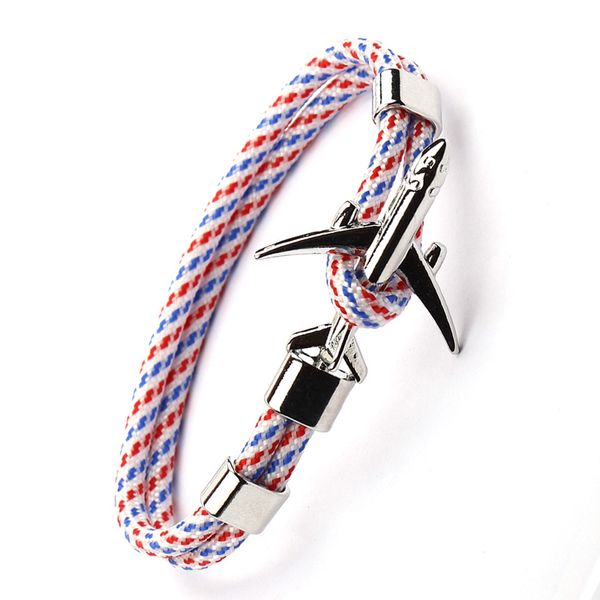 Airport Fashion Male Female Plane-Anchor Bracelets Charm Rope Chain Paracord Aviation Life Jewelry Pulseras Hombres
Airport Fashion Male Female Plane-Anchor Bracelets Charm Rope Chain Paracord Aviation Life Jewelry Pulseras Hombres