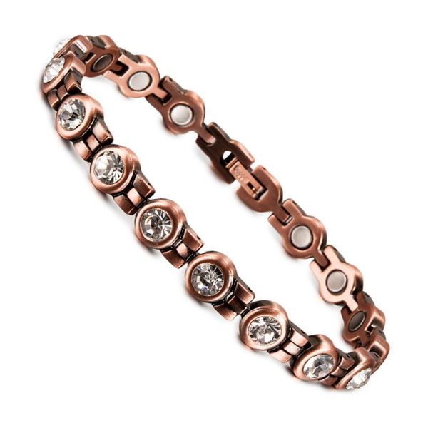 link, chain magnetic copper bracelets for women cubic zirconia bracelet arthritis benefits luxury health energy, Black
link, chain magnetic copper bracelets for women cubic zirconia bracelet arthritis benefits luxury health energy, Black
