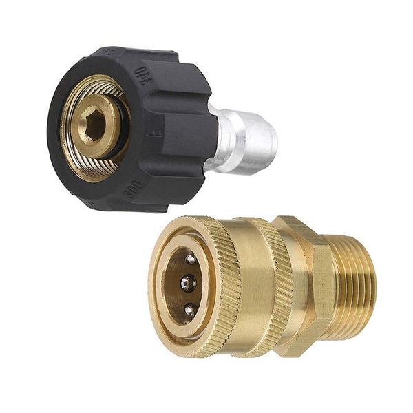 water gun & snow foam lance pressure washer adapter set, quick connect kit, metric m22 15mm female swivel to male fitting, 5000 psi
water gun & snow foam lance pressure washer adapter set, quick connect kit, metric m22 15mm female swivel to male fitting, 5000 psi