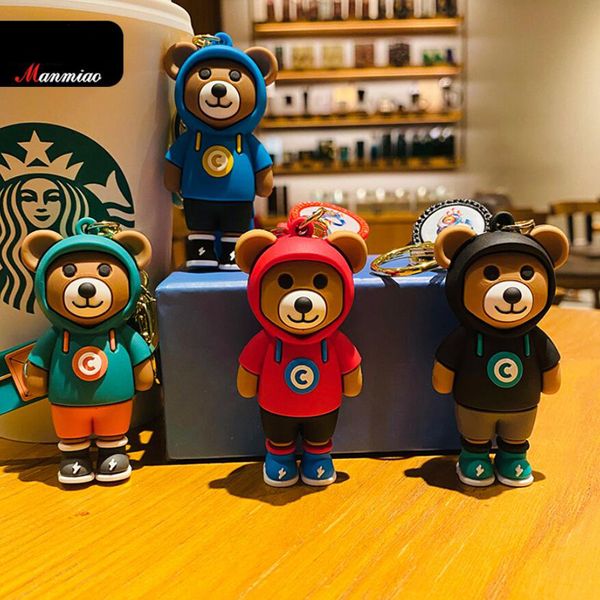 cartoon keychains key chain buckles men women bags purse car keychain silica gel lovers lightning hoodie bear pendant accessories classic st, Silver
cartoon keychains key chain buckles men women bags purse car keychain silica gel lovers lightning hoodie bear pendant accessories classic st, Silver