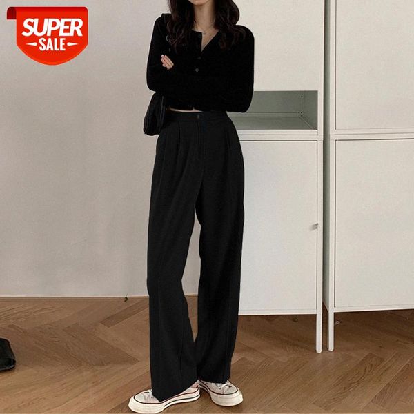 women's suit wide leg pants straight loose waist thinner drape small mopping #jx8c, Black;white
women's suit wide leg pants straight loose waist thinner drape small mopping #jx8c, Black;white