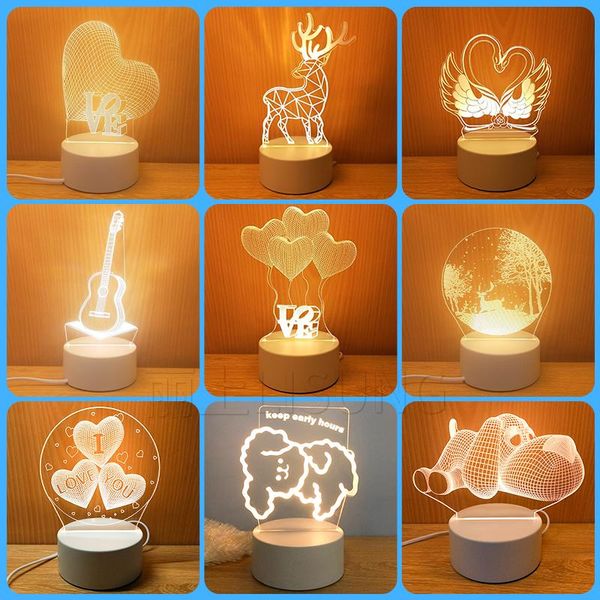 night lights 3d lamp acrylic desknightlight baby holiday birthday gift decorative for bedroom transparent board light
night lights 3d lamp acrylic desknightlight baby holiday birthday gift decorative for bedroom transparent board light