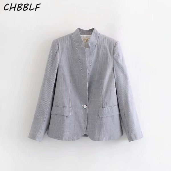women's suits & blazers chbblf women vintage single button blazer long sleeve coat female chic outerwear casaco feminine wdd8928, White;black
women's suits & blazers chbblf women vintage single button blazer long sleeve coat female chic outerwear casaco feminine wdd8928, White;black
