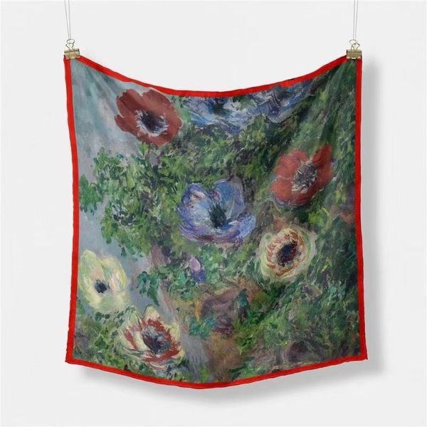 scarves 53cm fashion oil painting print kerchief spring autumn twill silk square female luxury small size bandana hijab shawls, Blue;gray
scarves 53cm fashion oil painting print kerchief spring autumn twill silk square female luxury small size bandana hijab shawls, Blue;gray
