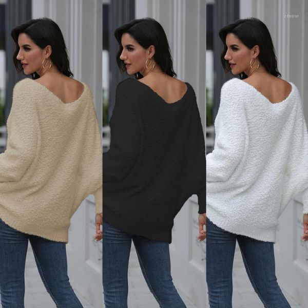 women's sweaters lady woman's sweater long sleeve solid color knit pullover vd3230, White;black
women's sweaters lady woman's sweater long sleeve solid color knit pullover vd3230, White;black