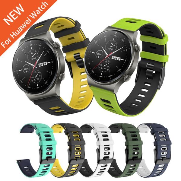watch bands for huawei gt 2 sports silicone band pro strap watchband 2e gt2 42mm 46mm bracelet correa, Black;brown
watch bands for huawei gt 2 sports silicone band pro strap watchband 2e gt2 42mm 46mm bracelet correa, Black;brown
