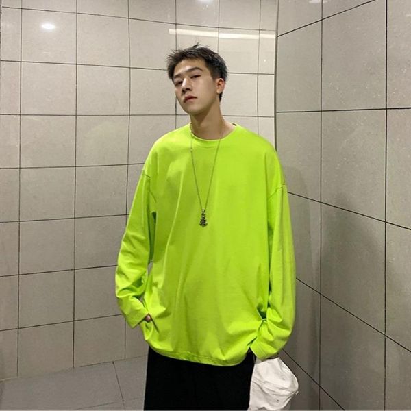 spring autumn candy color oversized long sleeve t shirt men women harajuku hip hop streetwear tee camisetas men's t-shirts, White;black
spring autumn candy color oversized long sleeve t shirt men women harajuku hip hop streetwear tee camisetas men's t-shirts, White;black