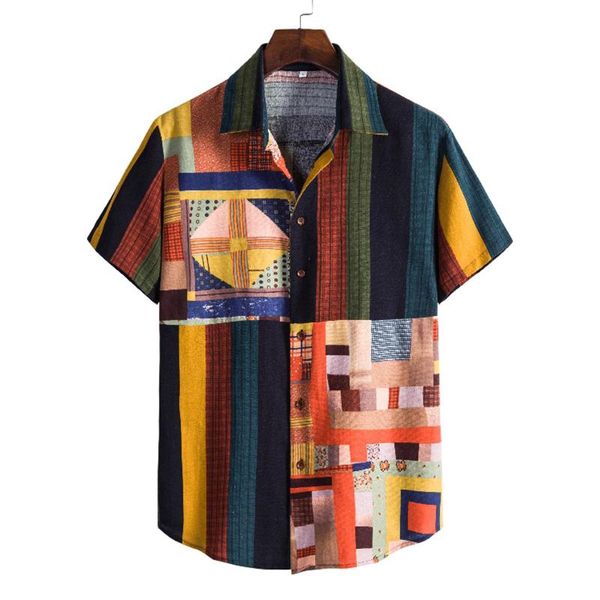 men's casual shirts linen short sleeve shirt men printed slim fit hawaiian daily wearing loose beach vacation clothes, White;black
men's casual shirts linen short sleeve shirt men printed slim fit hawaiian daily wearing loose beach vacation clothes, White;black