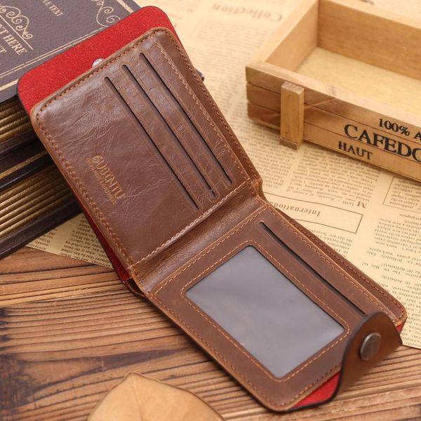 wallets classic vintage retro male hasp brown leather wallet purse card holder clutch for men, Red;black
wallets classic vintage retro male hasp brown leather wallet purse card holder clutch for men, Red;black