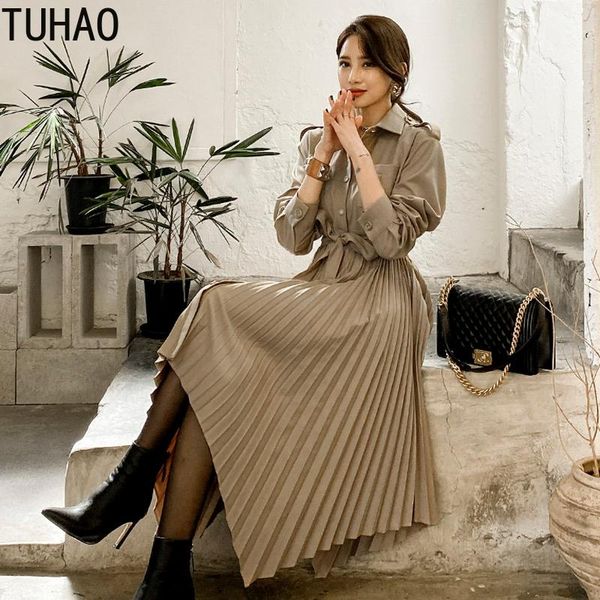 women's shirt dresses irregular lace-up pleated dress casual vintage long sleeve office clothing wm23, Black;gray
women's shirt dresses irregular lace-up pleated dress casual vintage long sleeve office clothing wm23, Black;gray