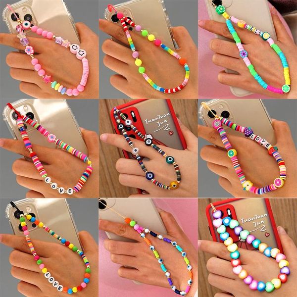 keychains 2021 colorful acrylic bead smile mobile phone chain cellphone strap anti-lost lanyard for women summer jewelry, Silver
keychains 2021 colorful acrylic bead smile mobile phone chain cellphone strap anti-lost lanyard for women summer jewelry, Silver