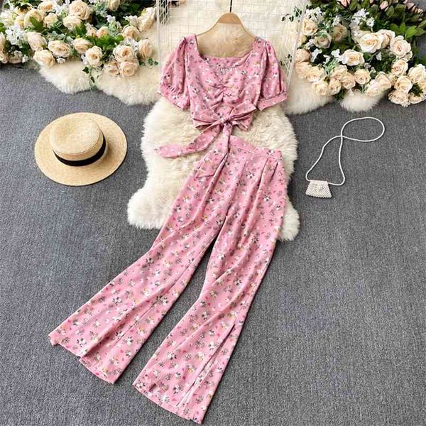 early spring suit style female tie waist puff sleeve square neck short with split wide leg pants gk383 210506, White
early spring suit style female tie waist puff sleeve square neck short with split wide leg pants gk383 210506, White