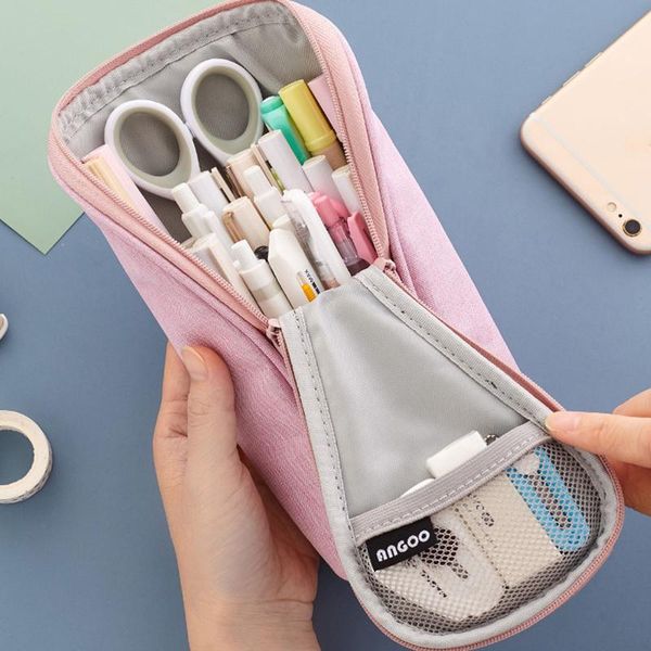 large capacity standing pencil case comfort to store and protect pen pouch bag for teen girl boy student storage bags
large capacity standing pencil case comfort to store and protect pen pouch bag for teen girl boy student storage bags