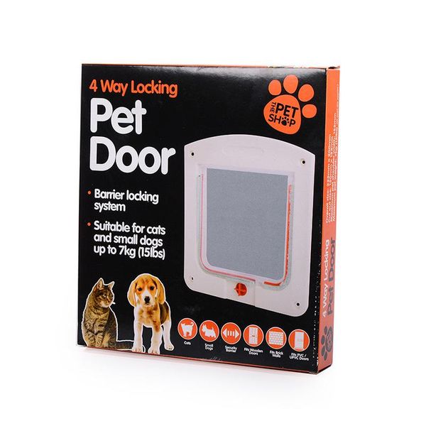 cat carriers,crates & houses pet door dog flap with 4 way security abs plastic lock for cats small gate kit dogs
cat carriers,crates & houses pet door dog flap with 4 way security abs plastic lock for cats small gate kit dogs