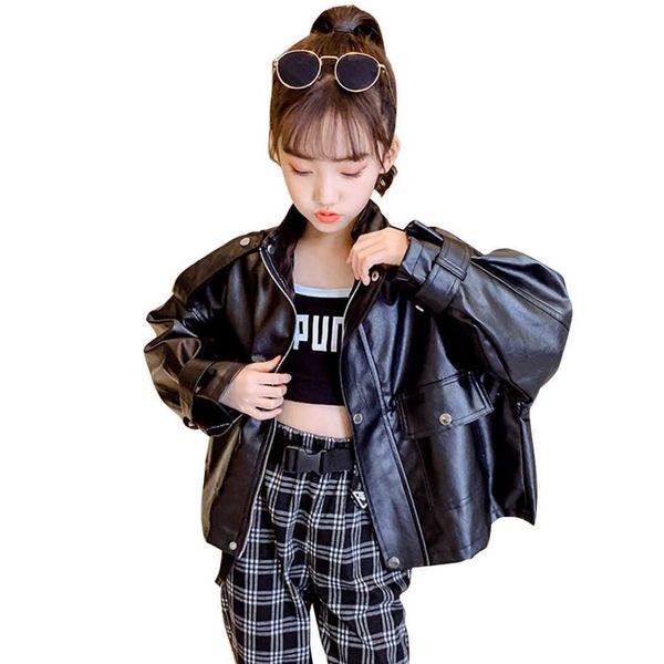 coat for girl solid color leather jacket spring autumn s jackets casual style children's clothing 6 8 10 12 14 210528, Blue;gray
coat for girl solid color leather jacket spring autumn s jackets casual style children's clothing 6 8 10 12 14 210528, Blue;gray