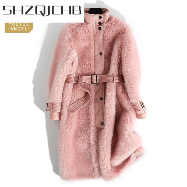 women's fur & faux jchb 2021 luxury real coat thick lamb wool jacket long sheep shearling female jackets winter coats streetw, Black
women's fur & faux jchb 2021 luxury real coat thick lamb wool jacket long sheep shearling female jackets winter coats streetw, Black