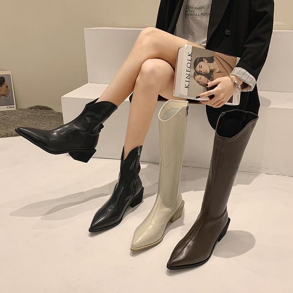boots women's shoes, long boots, pointed toe autumn/winter 2021 fashion retro thick heel non-slip zipper knight, Black
boots women's shoes, long boots, pointed toe autumn/winter 2021 fashion retro thick heel non-slip zipper knight, Black