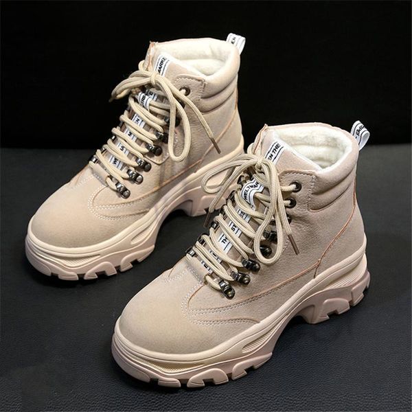 high-women boots autumn winter increase ankle shoes woman plus velvet snow warm round head casual q4, Black
high-women boots autumn winter increase ankle shoes woman plus velvet snow warm round head casual q4, Black