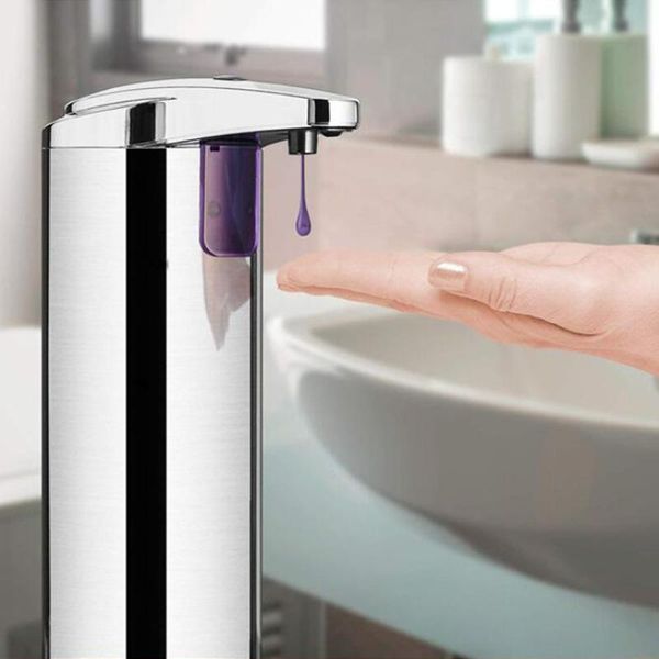 liquid soap dispenser stainless steel automatic smart sensor touchless holder shampoo for kitchen bathroom
liquid soap dispenser stainless steel automatic smart sensor touchless holder shampoo for kitchen bathroom