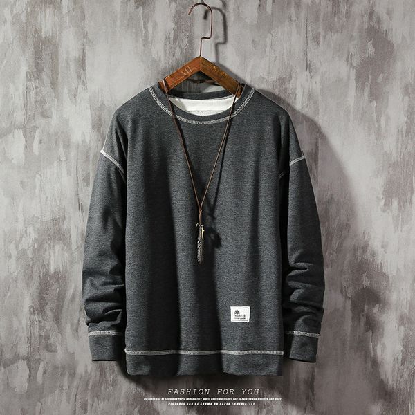 sweatshirtsautumn men's hoodies & casual sweater trend loose long sleeve crew neck top, Black
sweatshirtsautumn men's hoodies & casual sweater trend loose long sleeve crew neck top, Black