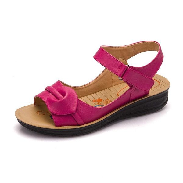 sandals genuine leather women fashion summer sweet mother flats heel ladies shoes big size, Black
sandals genuine leather women fashion summer sweet mother flats heel ladies shoes big size, Black