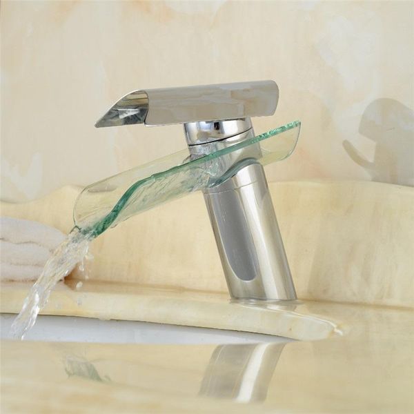bathroom sink faucets brass single hole waterfall basin faucet glass, copper kitchen and cold, wash mixer
bathroom sink faucets brass single hole waterfall basin faucet glass, copper kitchen and cold, wash mixer