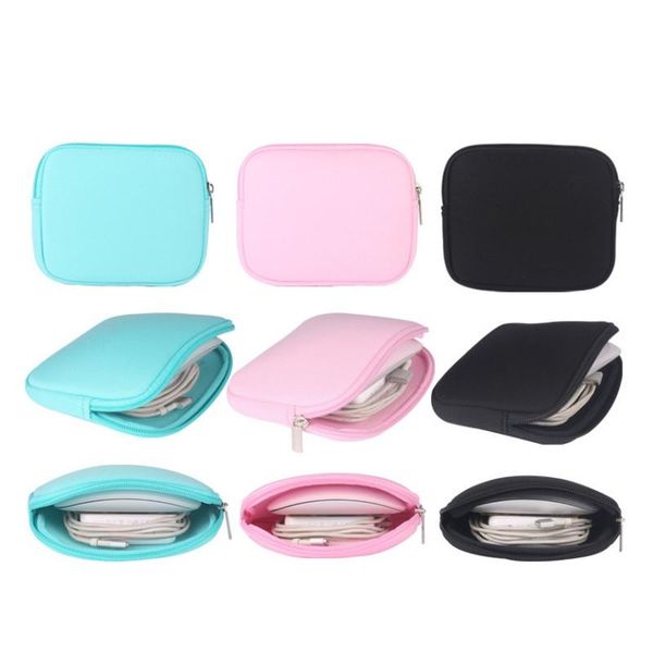 household storage bag computer adapter portable small things sundries container solid color bags
household storage bag computer adapter portable small things sundries container solid color bags