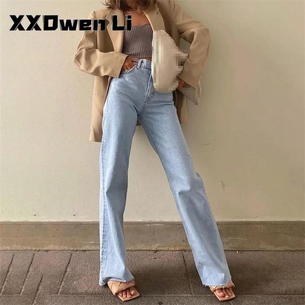 wide leg pant women jeans autumn winter high waist slouchy black straight denim trouser fall casual street clothes 220310, Blue
wide leg pant women jeans autumn winter high waist slouchy black straight denim trouser fall casual street clothes 220310, Blue
