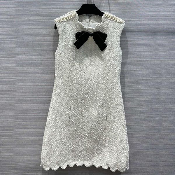 heavy industry sweet tweed dress for women bow o-neck sleeveless hand-scalloped pearls lady 2021 casual dresses, Black;gray
heavy industry sweet tweed dress for women bow o-neck sleeveless hand-scalloped pearls lady 2021 casual dresses, Black;gray