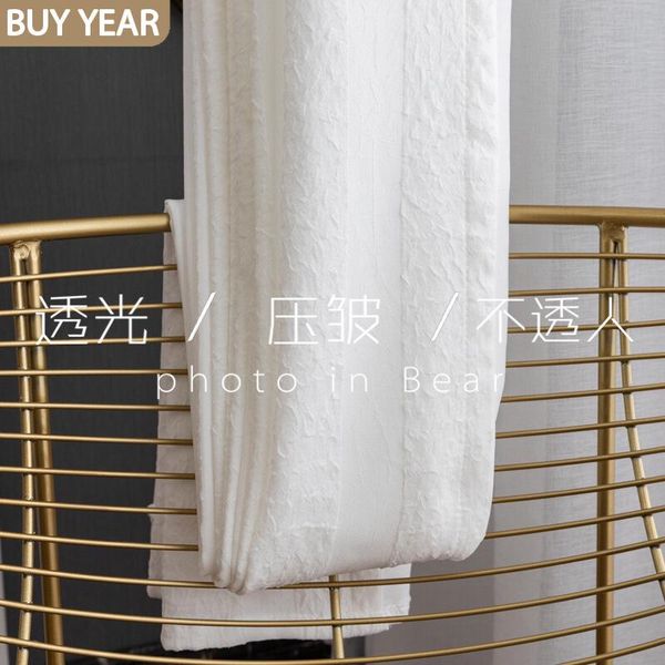 curtain & drapes 2021 nordic curtains for living room bedroom seersucker transparent and opaque thick white gauze light luxury tulle
curtain & drapes 2021 nordic curtains for living room bedroom seersucker transparent and opaque thick white gauze light luxury tulle