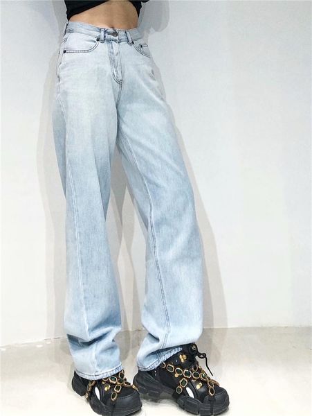 spring and autumn style retro washed gradient color long jeans women, street fashion slim low-waist wide-leg women women's, Blue
spring and autumn style retro washed gradient color long jeans women, street fashion slim low-waist wide-leg women women's, Blue