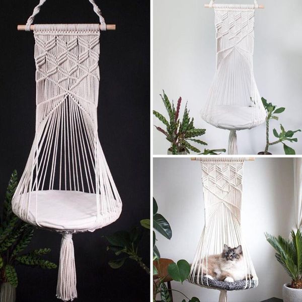 cat hammocks chair cotton rope weaving indoor outdoor garden yard cute pet hanging beds bearing comfortable seat & furniture
cat hammocks chair cotton rope weaving indoor outdoor garden yard cute pet hanging beds bearing comfortable seat & furniture