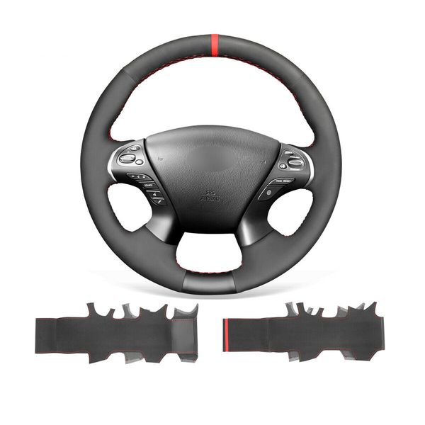 diy custom soft black suede steering wheel cover for infiniti jx35 / m m25 m35 m37 m56 2011- 2013 q70 2014-2019 qx60
diy custom soft black suede steering wheel cover for infiniti jx35 / m m25 m35 m37 m56 2011- 2013 q70 2014-2019 qx60