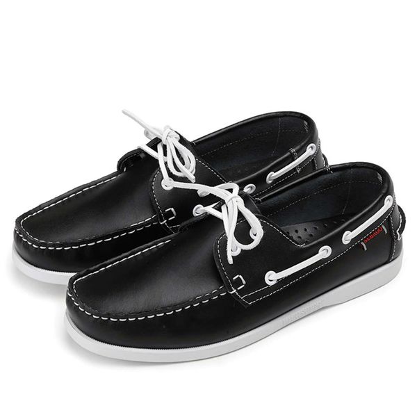 Casual shoes ZOKB Classic Human Docksides Casual Boat Real Loafers Suede Unisex Handmade Shoes High Quality X0K6, Black and white
Casual shoes ZOKB Classic Human Docksides Casual Boat Real Loafers Suede Unisex Handmade Shoes High Quality X0K6, Black and white