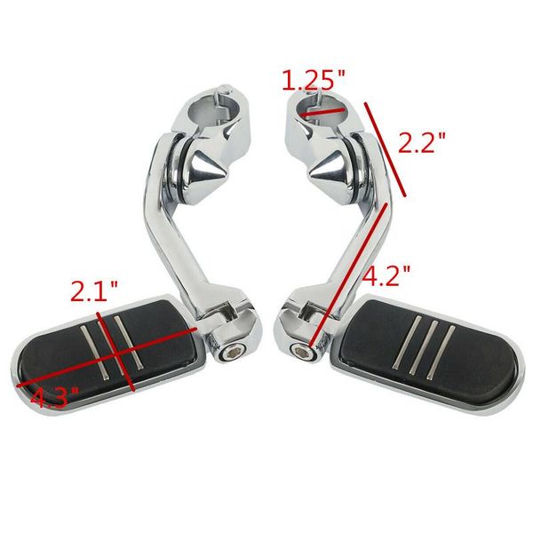 pedals chrome 1.25" motorcycle highway foot pegs pedal pad for heritage softail road glide custom touring xxl 883 1200 dyna classic
pedals chrome 1.25" motorcycle highway foot pegs pedal pad for heritage softail road glide custom touring xxl 883 1200 dyna classic