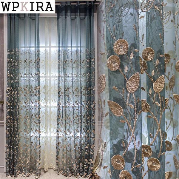 curtain & drapes american luxury embossed leaves for living room embroidery voile drape partition wave bottom bedroom window s101#e
curtain & drapes american luxury embossed leaves for living room embroidery voile drape partition wave bottom bedroom window s101#e
