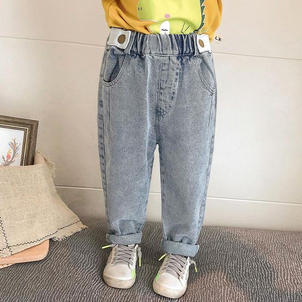 jeans fashion baby boys kind elastic waist loose denim pants girls spring autumn children casual trousers clothing, Blue
jeans fashion baby boys kind elastic waist loose denim pants girls spring autumn children casual trousers clothing, Blue