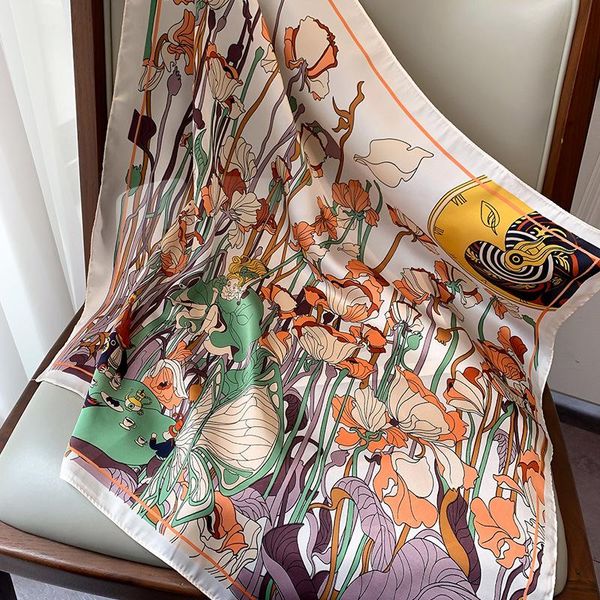 scarves fashion sense small square scarf female flower printed multifunctional decorative summer sunscreen tie hair, Blue;gray
scarves fashion sense small square scarf female flower printed multifunctional decorative summer sunscreen tie hair, Blue;gray