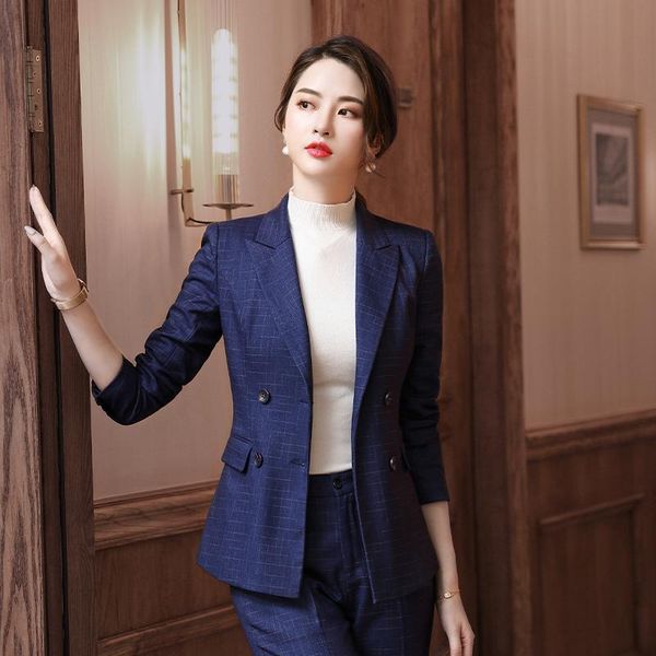 women's suits & blazers coat fashion double breasted blue plaid jacket ol styles autumn for women ladies offer work blazer outwear, White;black
women's suits & blazers coat fashion double breasted blue plaid jacket ol styles autumn for women ladies offer work blazer outwear, White;black
