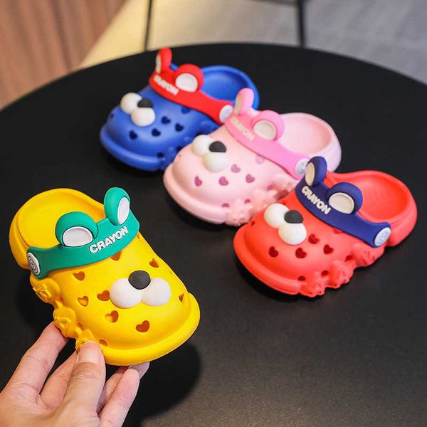 arrivals summer kids girls boys sandals slippers indoor home children baby slides hole shoes eva soft sole antiskid 210713, Black;red
arrivals summer kids girls boys sandals slippers indoor home children baby slides hole shoes eva soft sole antiskid 210713, Black;red