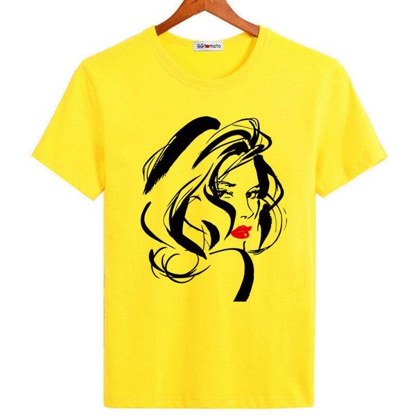 men's t-shirts hand painted women graph t shirts for men fashion brand sale personality trends, White;black
men's t-shirts hand painted women graph t shirts for men fashion brand sale personality trends, White;black