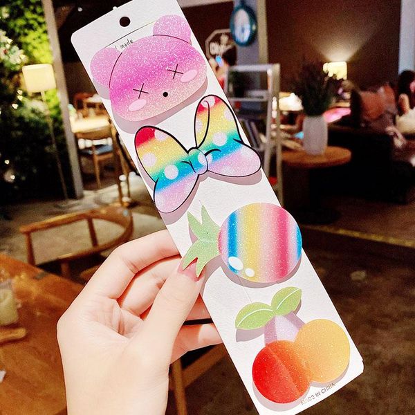 hair accessories girls cute colorful glitter cartoon bow acrylic hairpins kids sweet headband clips children fashion, Slivery;white
hair accessories girls cute colorful glitter cartoon bow acrylic hairpins kids sweet headband clips children fashion, Slivery;white