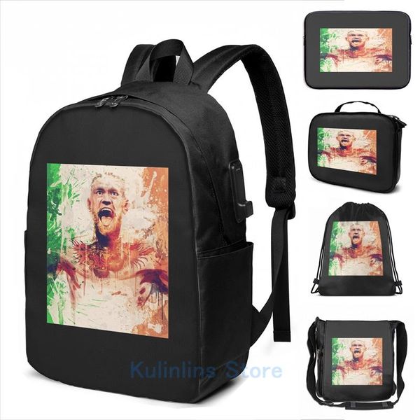 backpack funny graphic print selling conor mcgregor usb charge men school bags women bag travel laptop
backpack funny graphic print selling conor mcgregor usb charge men school bags women bag travel laptop